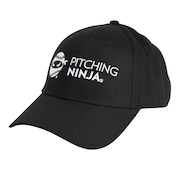 PITCHING NINJA（PITCHING NINJA ）（メンズ、レディース）野球 帽子 WARD キャップ OT1324SS0002-BLK