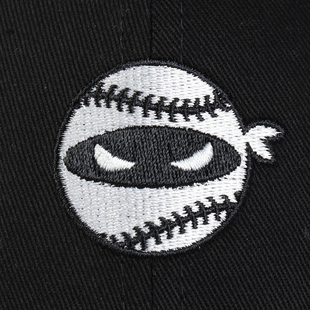 PITCHING NINJA（PITCHING NINJA ）（メンズ）野球 帽子 ロゴ キャップ OT1325SS0007-BLK