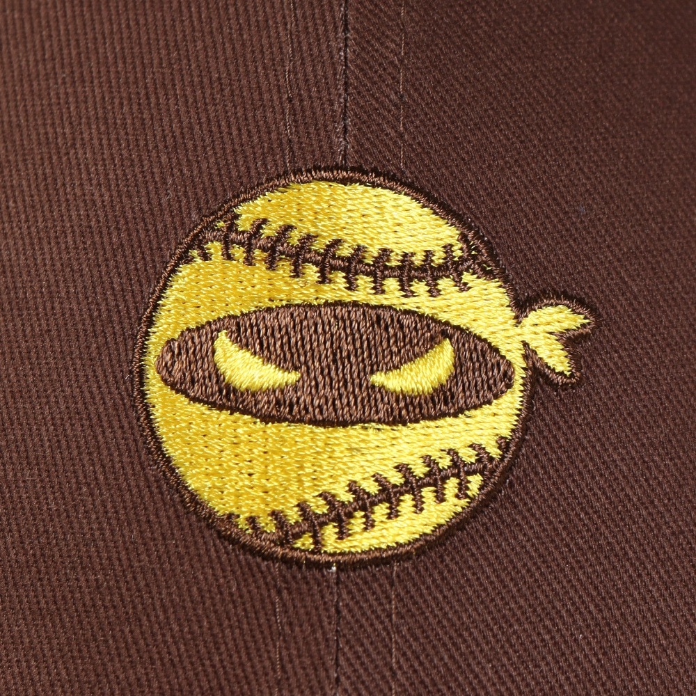 PITCHING NINJA（PITCHING NINJA ）（メンズ）野球 帽子 ロゴ キャップ OT1325SS0007-BRN