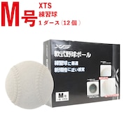 エックスティーエス（XTS）（メンズ、キッズ）軟式用練習球 M号 ダースボール 727G9ZK4014 野球ボール 軟式野球