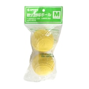 (メンズ)軟式用練習球 野球 ボール M号 2個入 SPYB-04 YEL