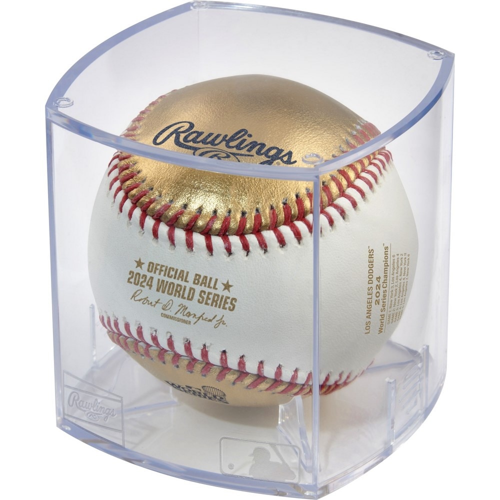 ローリングス（Rawlings）（メンズ、レディース）野球 ボール 2024ワールドシリーズ チャンピオンボール キューブ R00710002-WSBB24CHMP-R