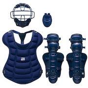 (キッズ)野球 ジュニア軟式・ジュニアゴムソフト用防具4点セット BL703SET-2900