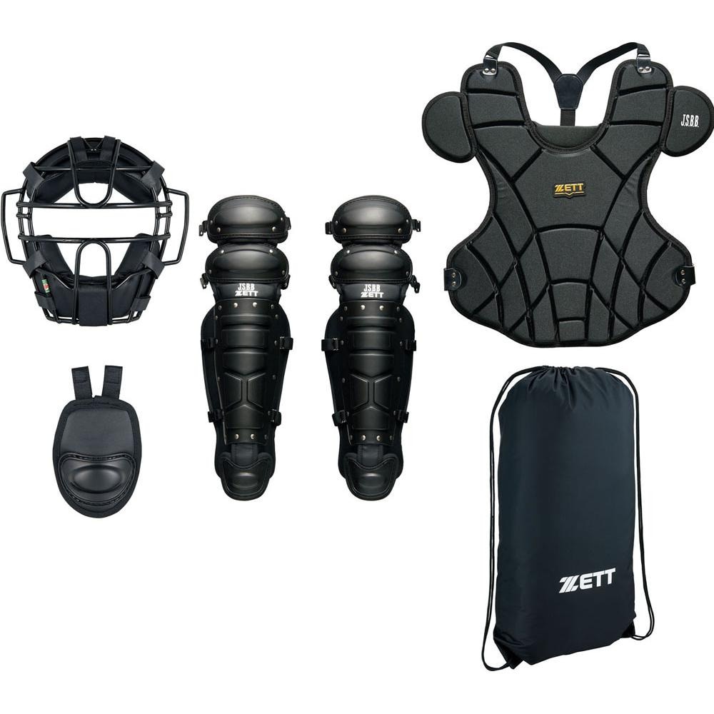 ゼット（ZETT）（メンズ）野球 軟式用 キャッチャー 防具4点セット