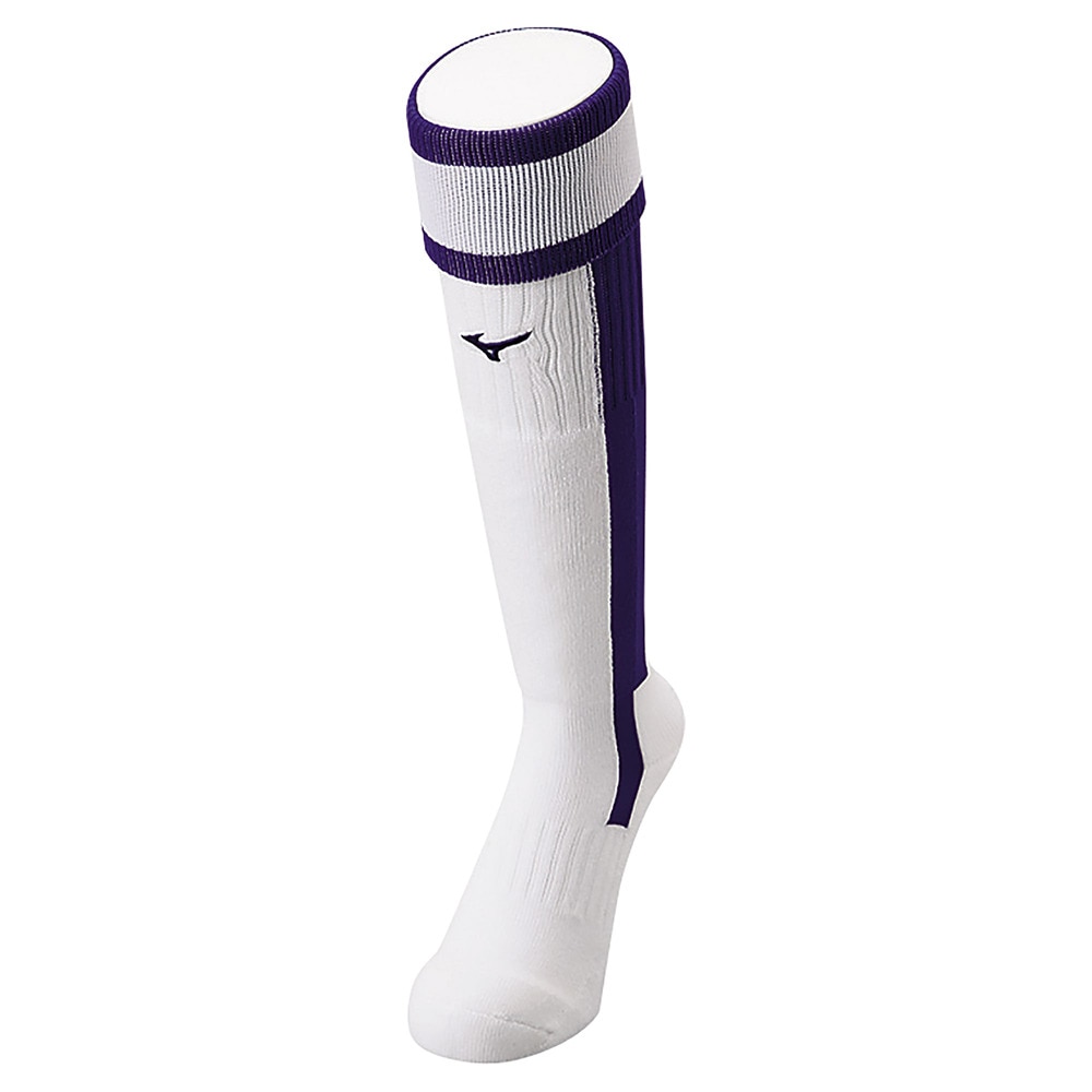 ミズノ（MIZUNO）（レディース）レディース 野球 ソフトボール ハイソックス 23-25cm 12JXAU4716 パステルネイビー