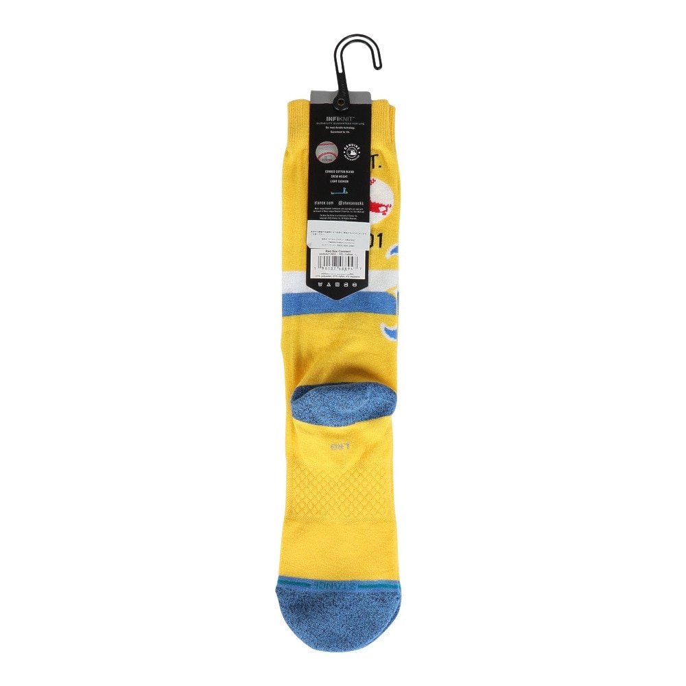 スタンス（STANCE）（メンズ）野球 レッドソックス CONNECT ソックス A545A21RED YELLOW