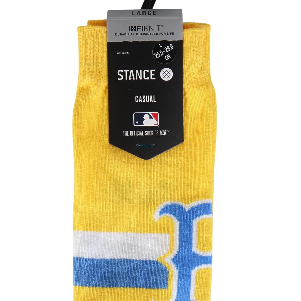 スタンス（STANCE）（メンズ）野球 レッドソックス CONNECT ソックス A545A21RED YELLOW