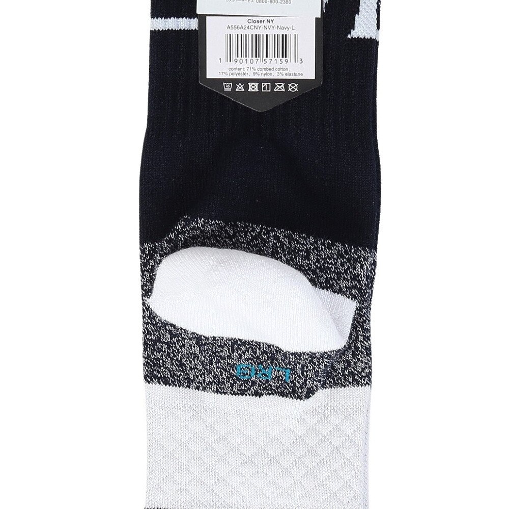 スタンス（STANCE）（メンズ）野球 CLOSER NY ニューヨーク・ヤンキース ソックス A556A24CNY NVY