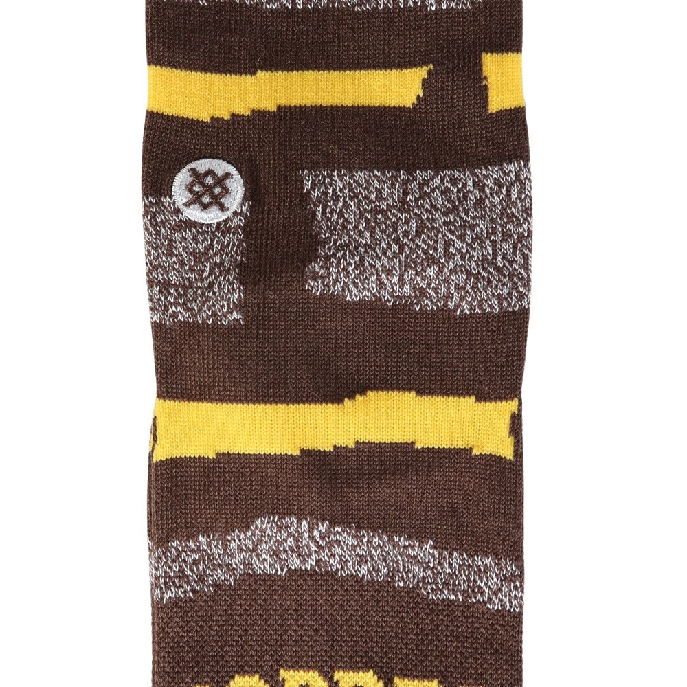 スタンス（STANCE）（メンズ）MLB チームソックス サンディエゴ パドレス SQUEEZE SDP A555A25SQSBRN