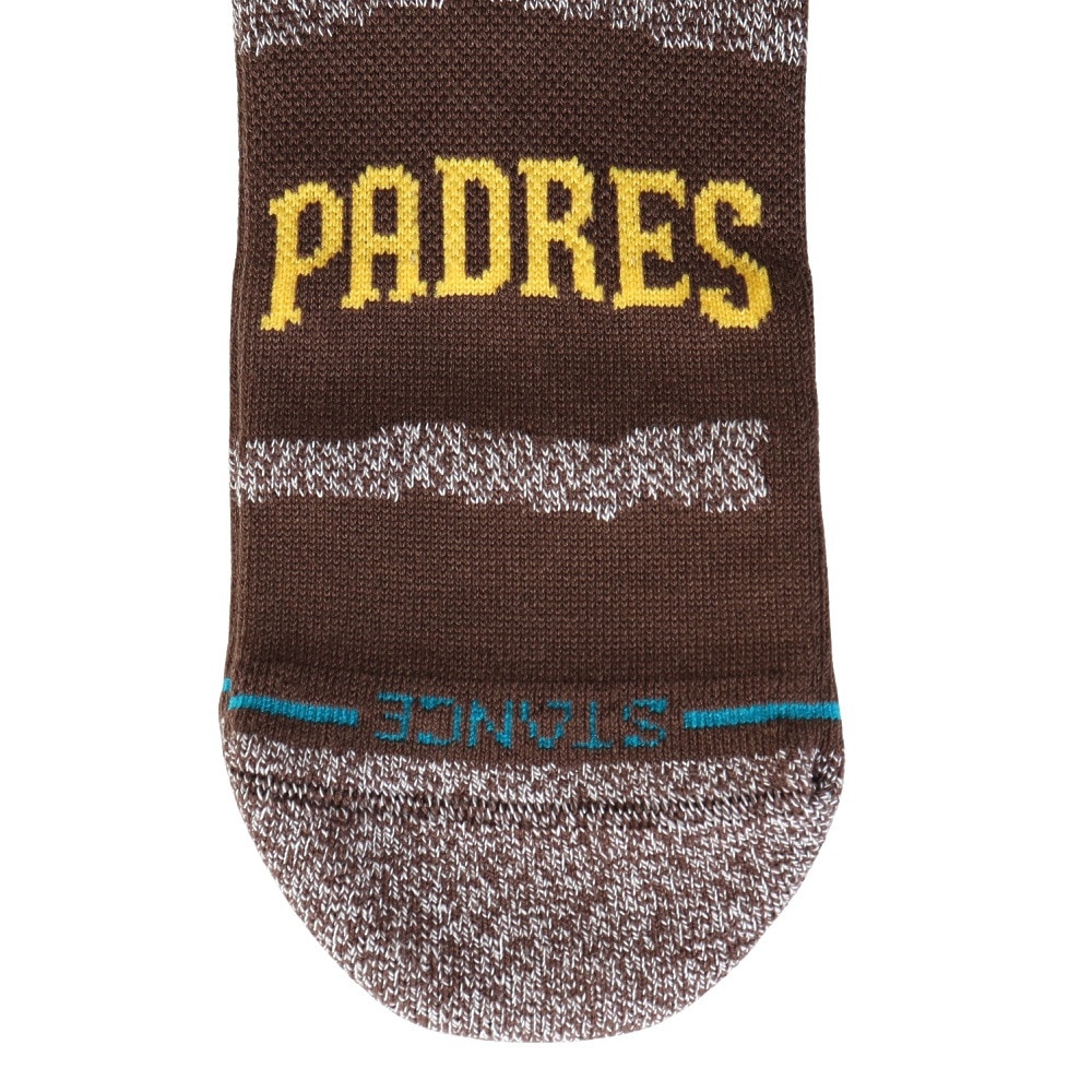 スタンス（STANCE）（メンズ）MLB チームソックス サンディエゴ パドレス SQUEEZE SDP A555A25SQSBRN