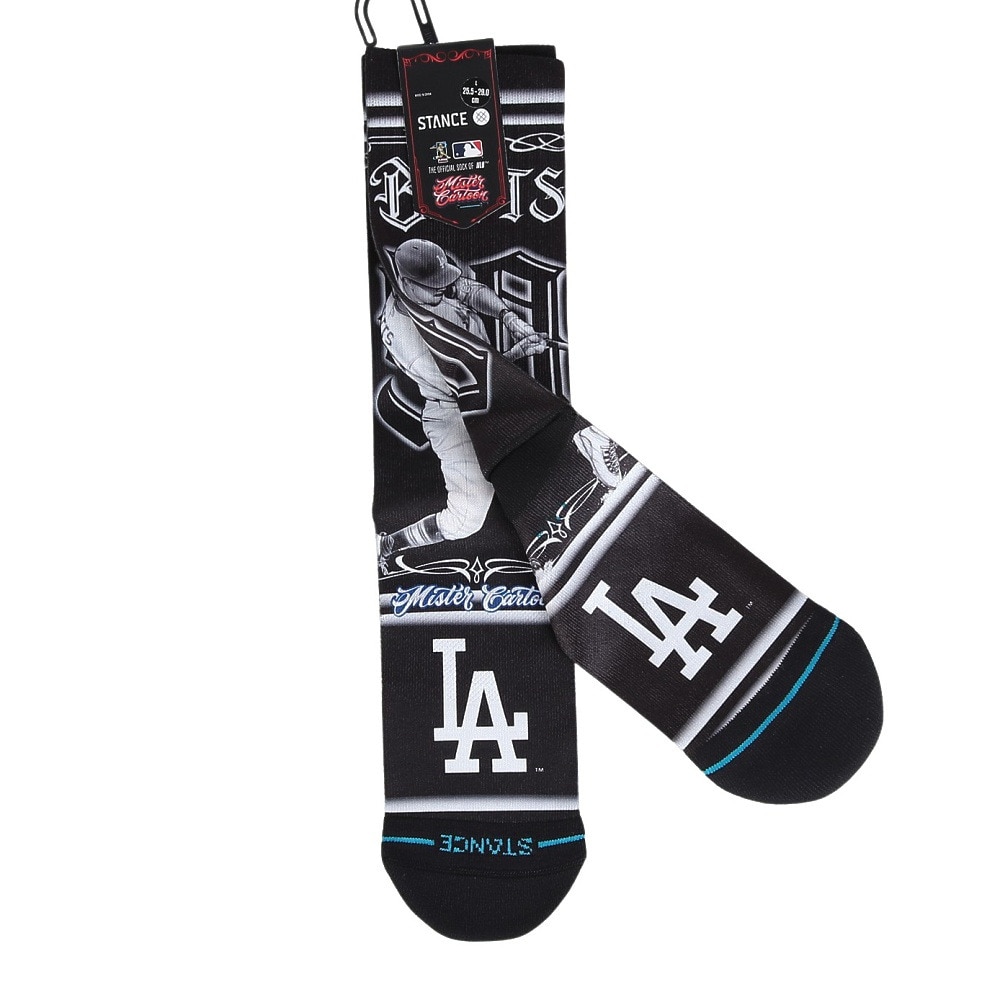 スタンス（STANCE）（メンズ）野球 ソックス BETTS CARTOON CREW A556B24BET BLK