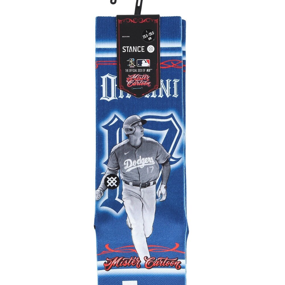スタンス（STANCE）（メンズ）野球 ソックス OHTANI CARTOON CREW A556B24OHT BLU