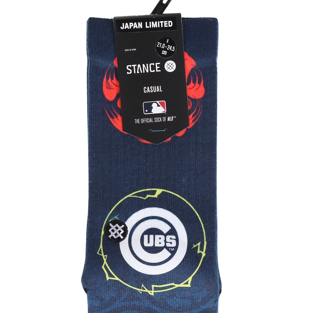 スタンス（STANCE）（メンズ、レディース）【MLB 東京シリーズ】野球 TOKYO SERIES 2025 クルー ソックス A556A25TOS CUB