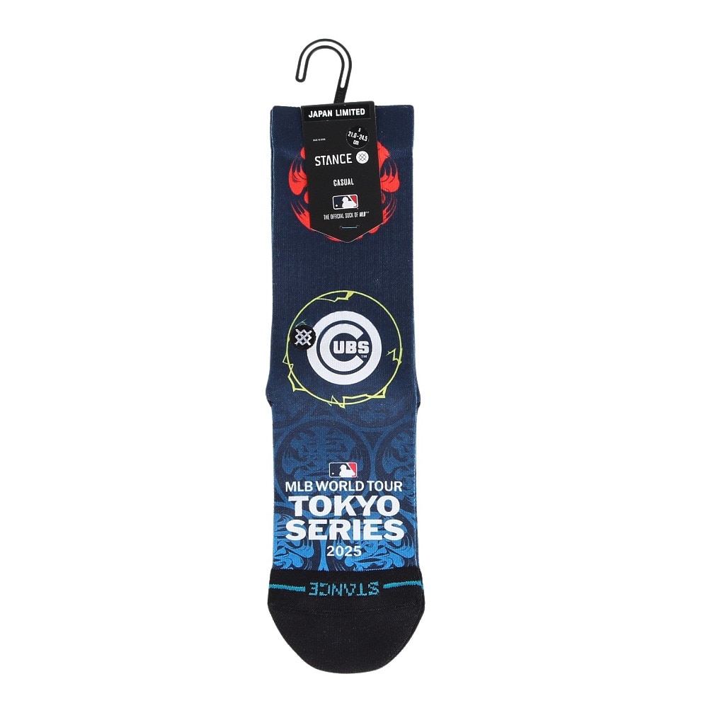 スタンス（STANCE）（メンズ、レディース）【MLB 東京シリーズ】野球 TOKYO SERIES 2025 クルー ソックス A556A25TOS CUB