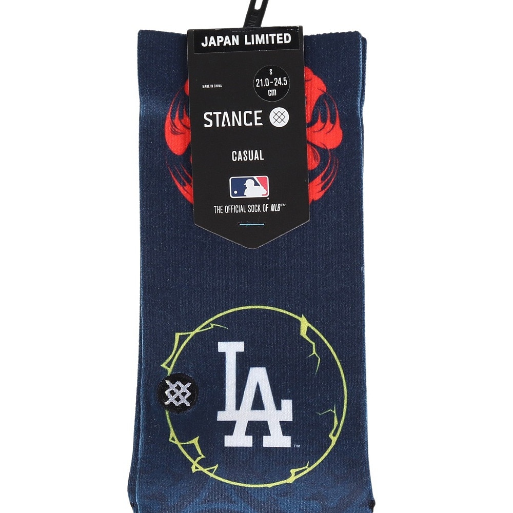 スタンス（STANCE）（メンズ、レディース）【MLB 東京シリーズ】野球 TOKYO SERIES 2025 クルー ソックス A556A25TOS DOD