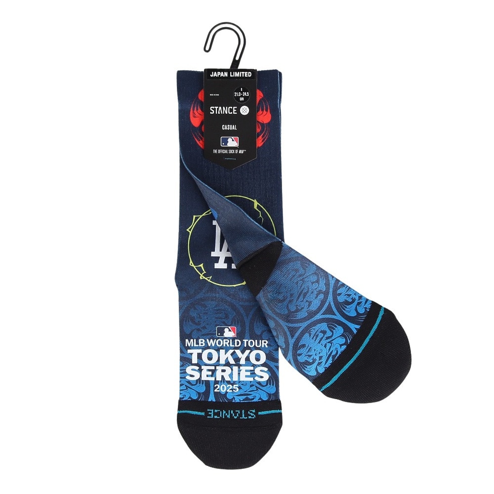 スタンス（STANCE）（メンズ、レディース）【MLB 東京シリーズ】野球 TOKYO SERIES 2025 クルー ソックス A556A25TOS DOD