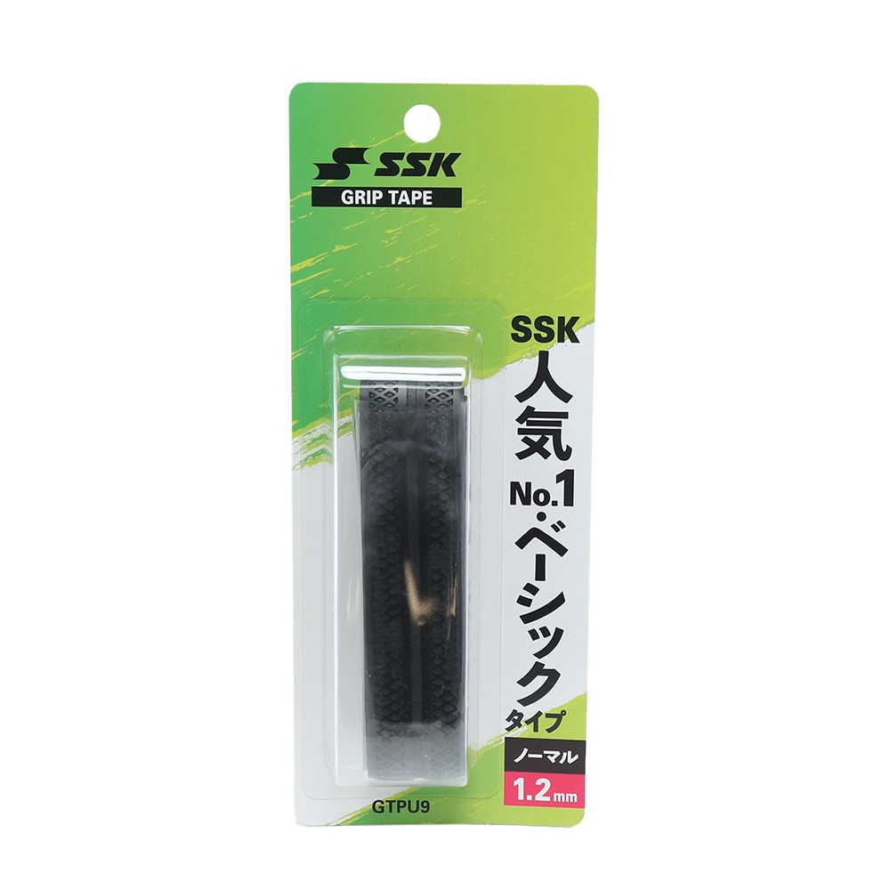 エスエスケイ（SSK）（メンズ、キッズ）野球 バット グリップテープ メンテナンス用品 手入れ GTPU9 ブラック ボーダーPU グリップテープ3  スポーツ用品はスーパースポーツゼビオ