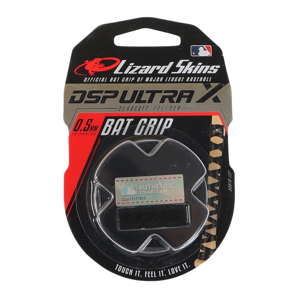 リザードスキン（Lizard Skins）（メンズ、レディース、キッズ）野球 バット グリップテープ DSP ULTRA X 0.5mm JET BLACK