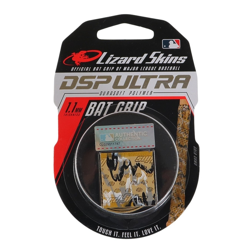 リザードスキン（Lizard Skins）（メンズ、レディース、キッズ）野球 バット グリップテープ DSP ULTRA 1.1mm GOLD CAMO