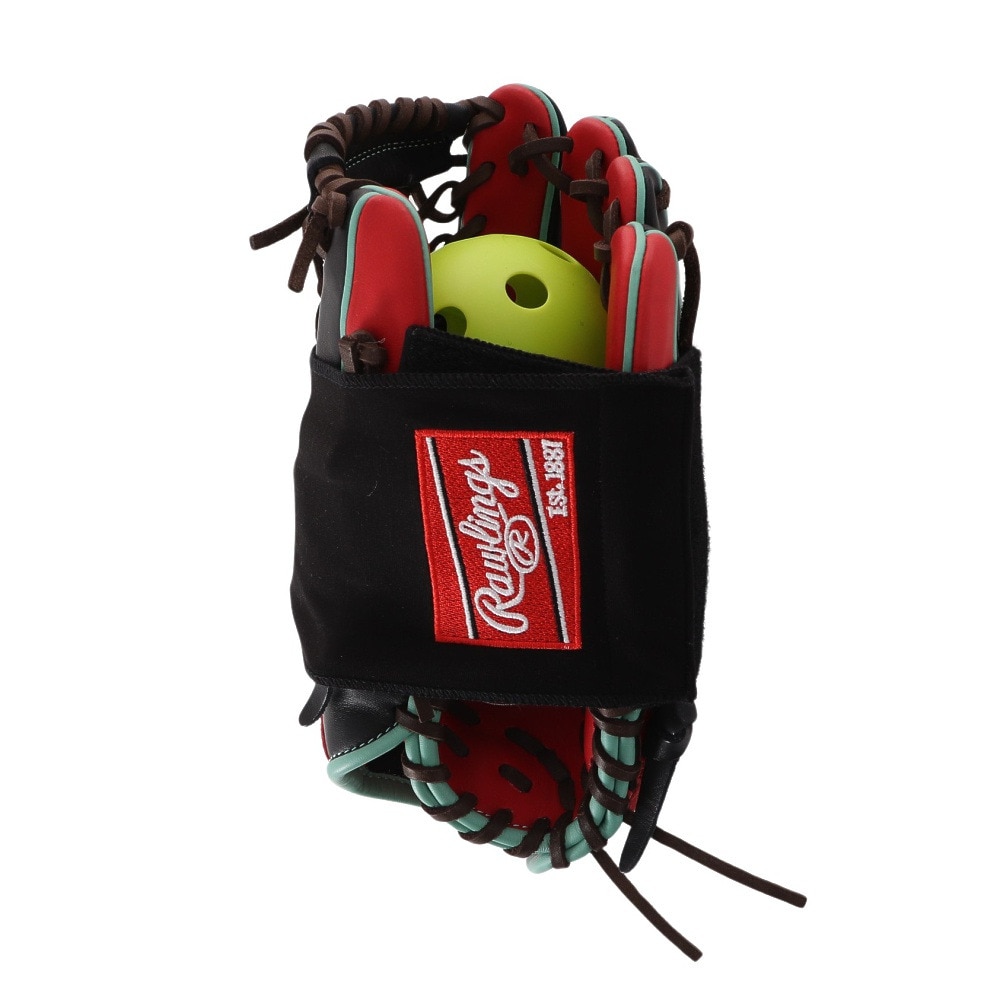 ローリングス（Rawlings）（メンズ、レディース、キッズ）野球 グラブベルト+型ボール EACL14S01-B/RD