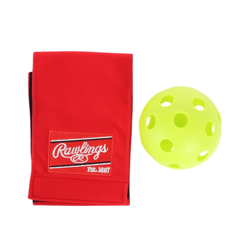 ローリングス（Rawlings）（メンズ、レディース、キッズ）野球 グラブベルト+型ボール EACL14S01-RD/RD