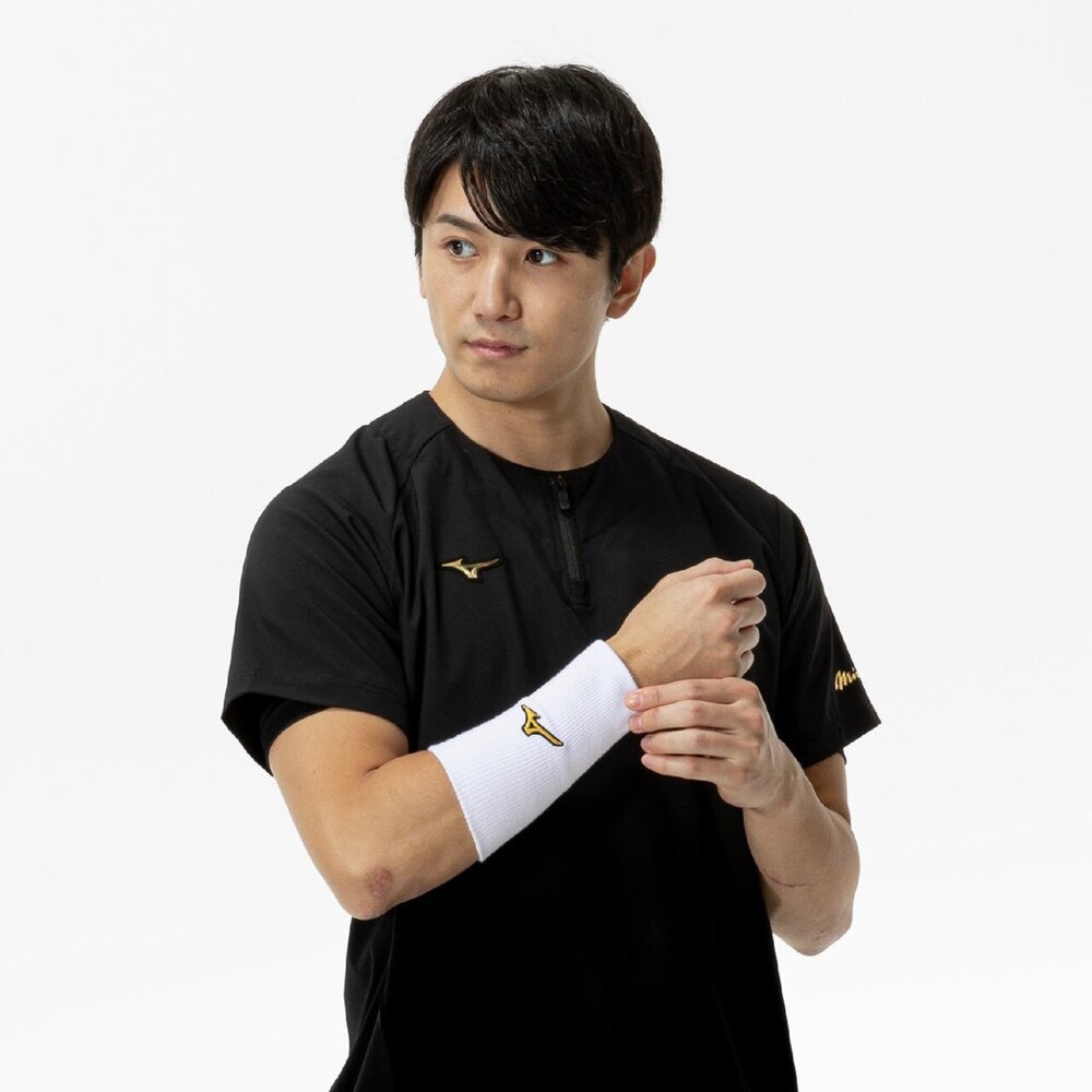 ミズノ（MIZUNO）（メンズ、レディース）野球 ミズノプロ リストバンド ストレートタイプ 1個入り 12JYCY6101 NS
