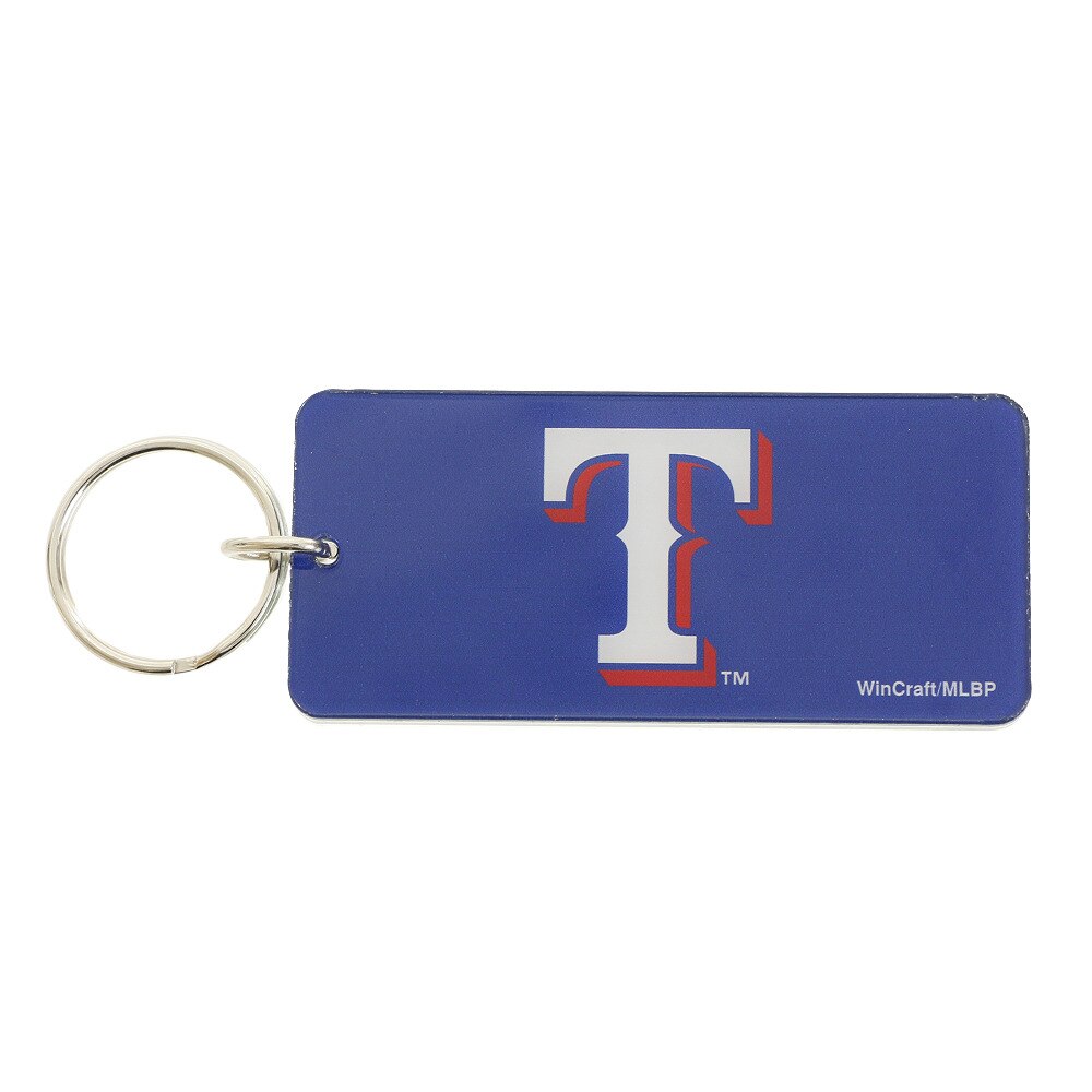  【大奉仕!多少のキズ汚れ有】Key Ring Glossy 01430117 RANGERS 野球