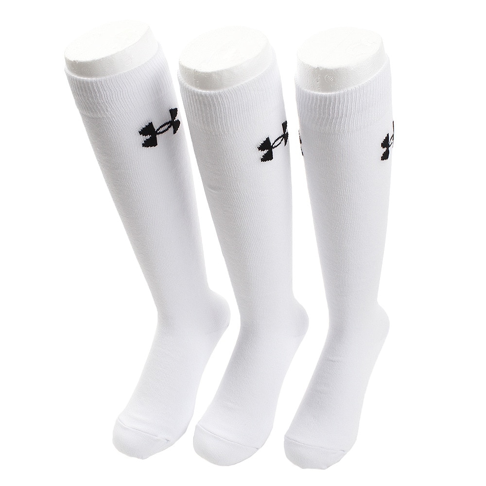  ベースボールソリッドソックス3足組 1313603 WHT BB