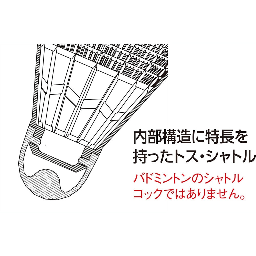 ユニックス（UNIX）（メンズ、レディース、キッズ）野球 TOSSシャトル 60個入り BX72-78VS 自主練