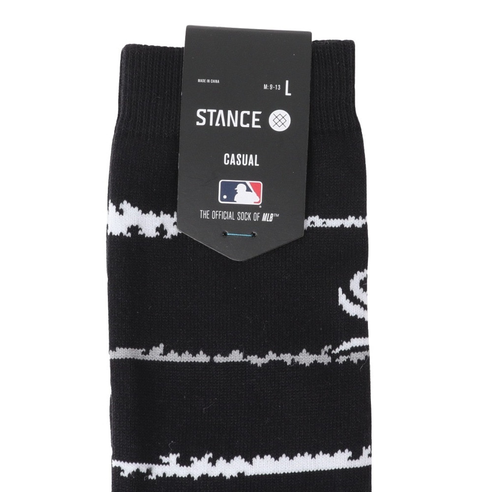 スタンス（STANCE）（メンズ）野球 ソックス CHALK CHW A555A23CCW BLK