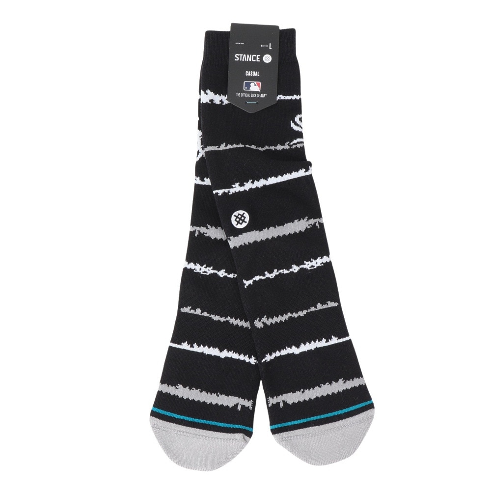 スタンス（STANCE）（メンズ）野球 ソックス CHALK CHW A555A23CCW BLK