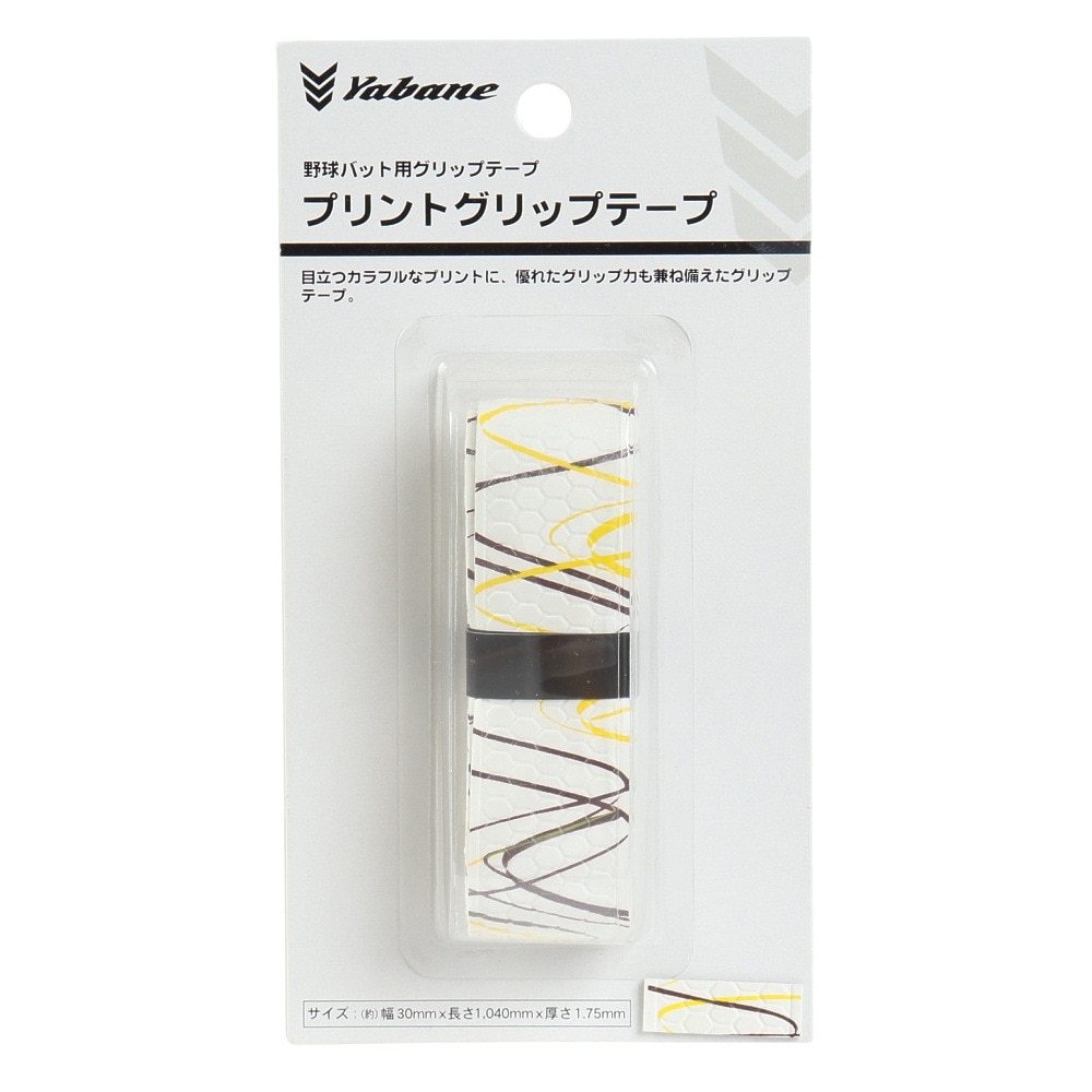 YABANE（YABANE）（メンズ、レディース、キッズ）野球 カラー プリントグリップテープ YA4EA02 WTxBRxYL