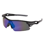 (メンズ)【新商品】 野球 サングラス 一眼・偏光レンズ ミラーレンズ REW22-001SM-BBLGR-V1