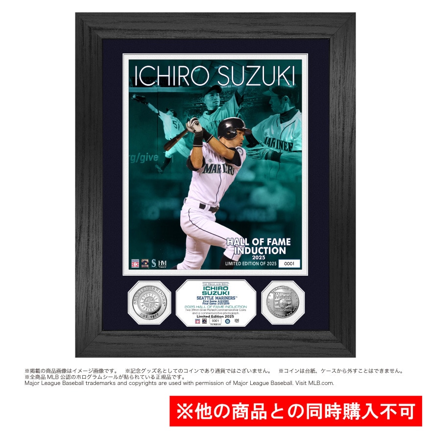 ハイランドミント（The Highland Mint）（メンズ、レディース、キッズ）【先行予約商品】 イチロー MLB 殿堂入り記念 ダブルコイン フォトミント | スポーツ用品はスーパースポーツゼビオ