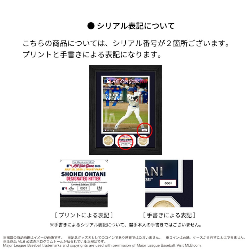 ハイランドミント（The Highland Mint）（メンズ、レディース）【先行予約商品】 ドジャース 大谷翔平 2025 MLB オールスターゲーム出場記念ダブルコインフォトミント 4571651523423