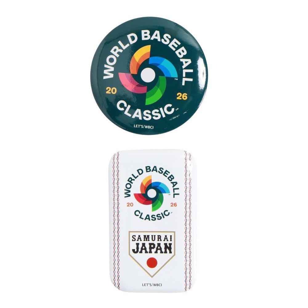 侍ジャパン WBC 缶バッジ 絵馬 アクスタ 25個セット 2026 WORLD BASEBALL CLASSIC™公式カプセル「侍JAPAN ver.」が登場