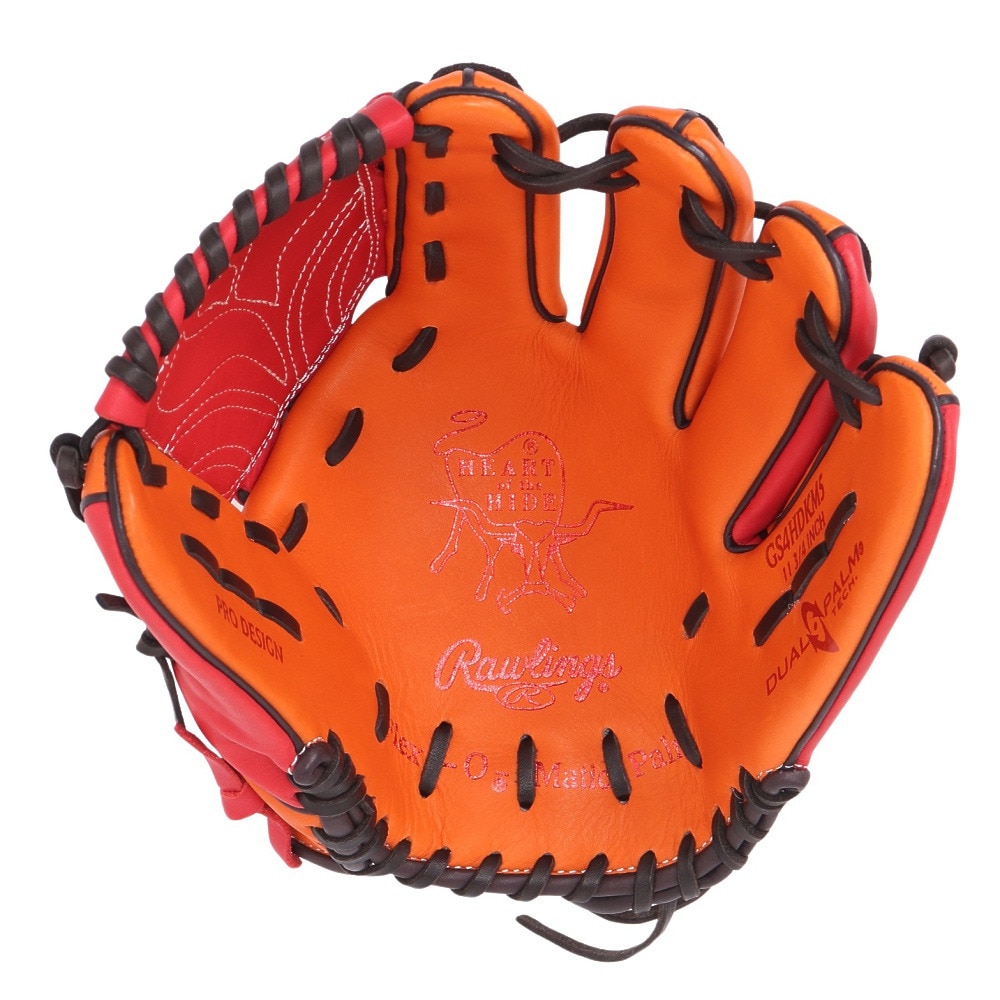 ローリングス（Rawlings）（レディース）ソフトボール用グラブ グローブ 投手用 HOH DP COLORS for WOMEN GS4HDKM5-ORG/SC