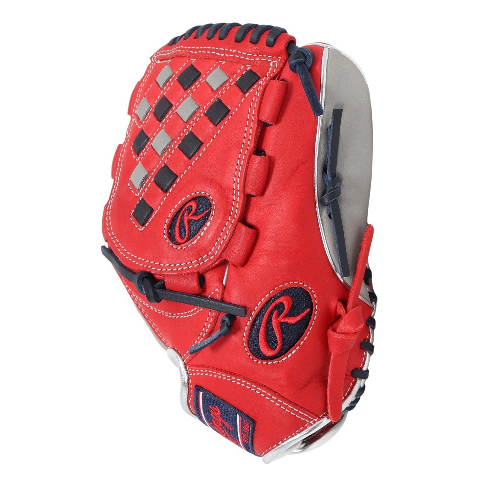 ローリングス（Rawlings）（レディース）ソフトボール用グラブ グローブ 投手用 女性専用 HOH DP COLORS GS5HDKM5-SC/GRY