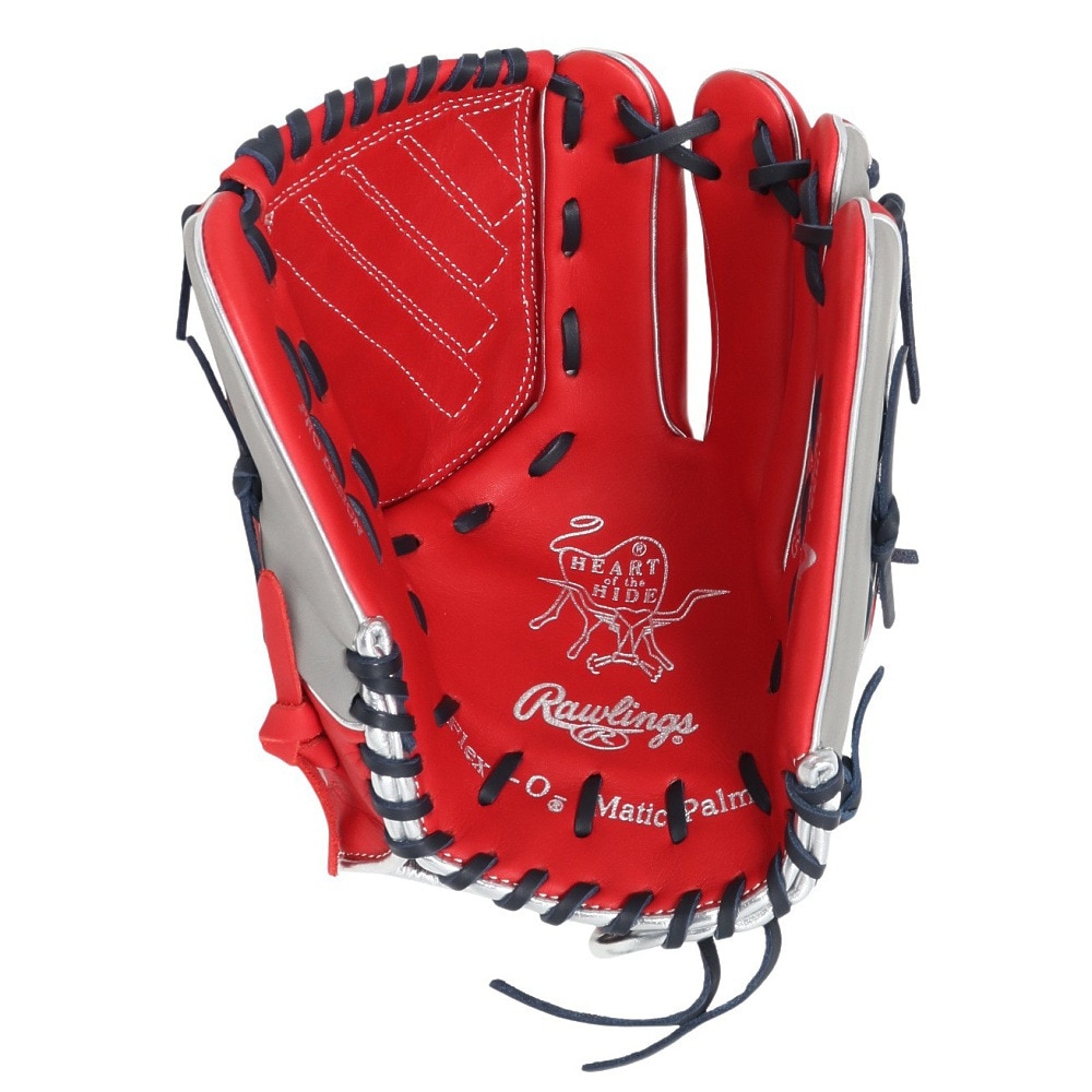 ローリングス（Rawlings）（レディース）ソフトボール用グラブ グローブ 投手用 女性専用 HOH DP COLORS GS5HDKM5-SC/GRY