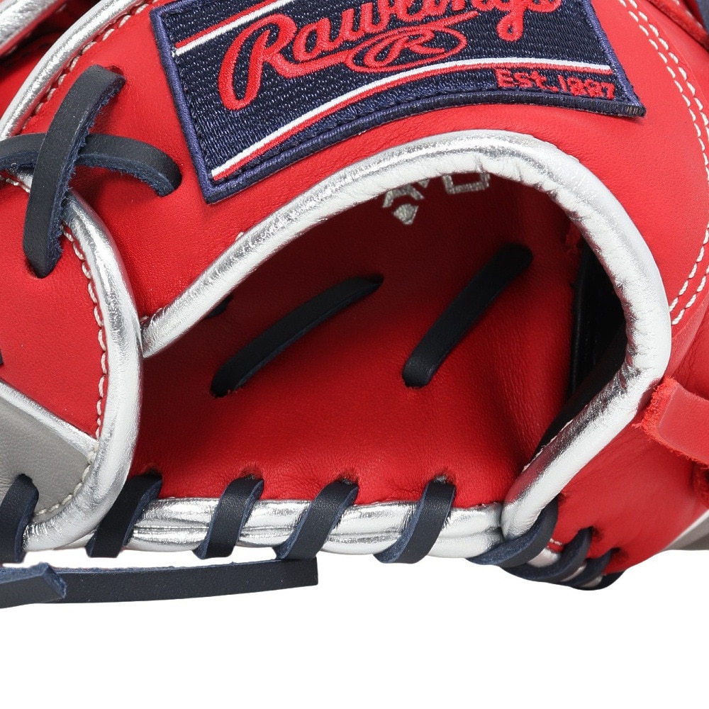 ローリングス（Rawlings）（レディース）ソフトボール用グラブ グローブ 投手用 女性専用 HOH DP COLORS GS5HDKM5-SC/GRY