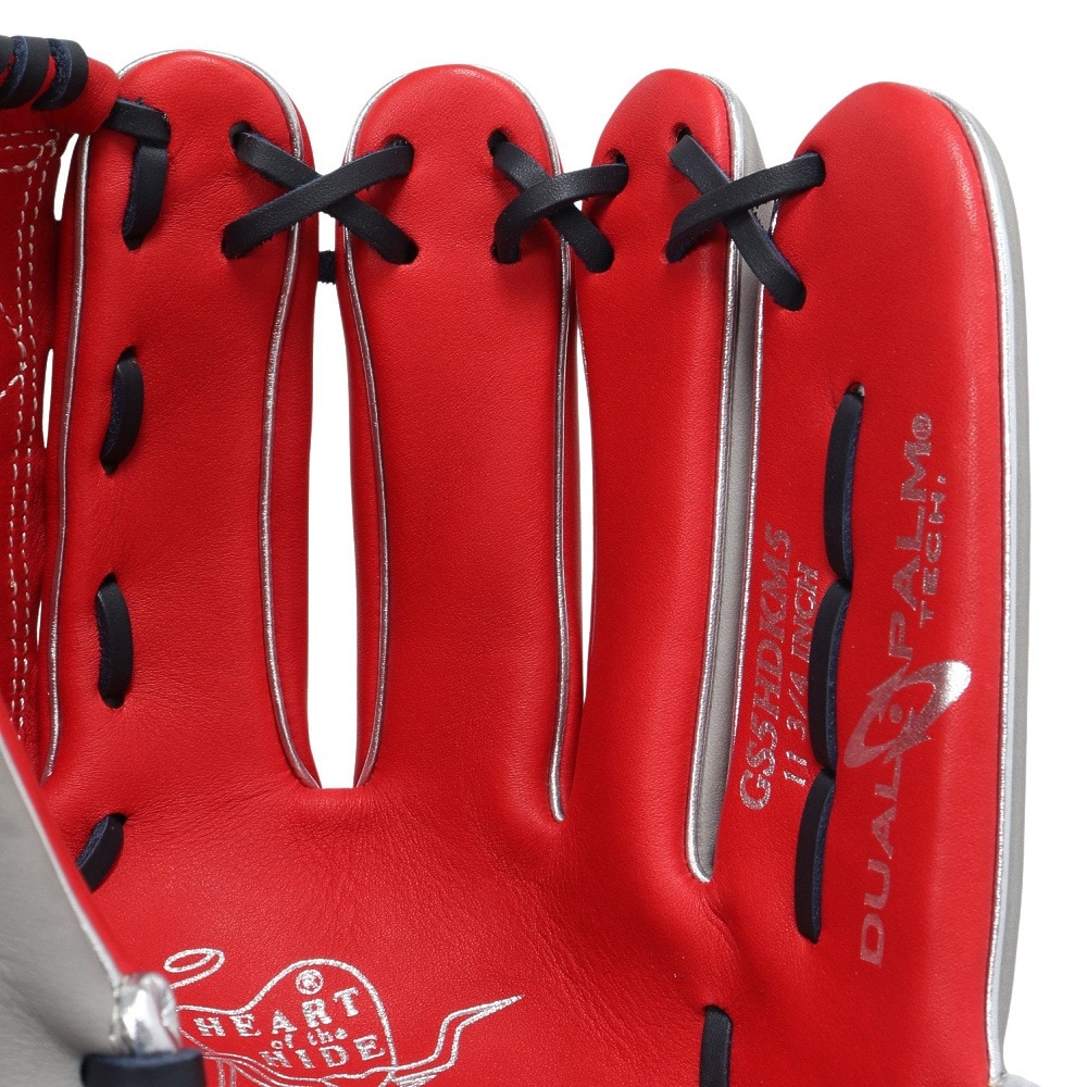 ローリングス（Rawlings）（レディース）ソフトボール用グラブ グローブ 投手用 女性専用 HOH DP COLORS GS5HDKM5-SC/GRY
