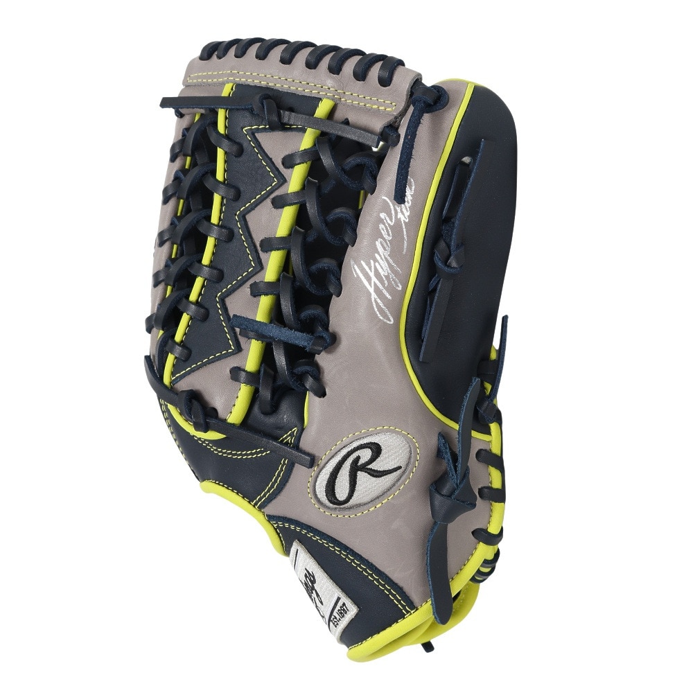 ローリングス（Rawlings）（メンズ、レディース）【新商品】 ソフトボール用グラブ オールラウンド用 グローブ 投手用 ハイパーテック COLORS GS5HTCY719-N/GRY