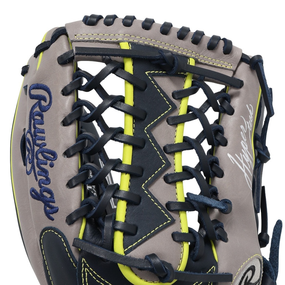 ローリングス（Rawlings）（メンズ、レディース）【新商品】 ソフトボール用グラブ オールラウンド用 グローブ 投手用 ハイパーテック COLORS GS5HTCY719-N/GRY