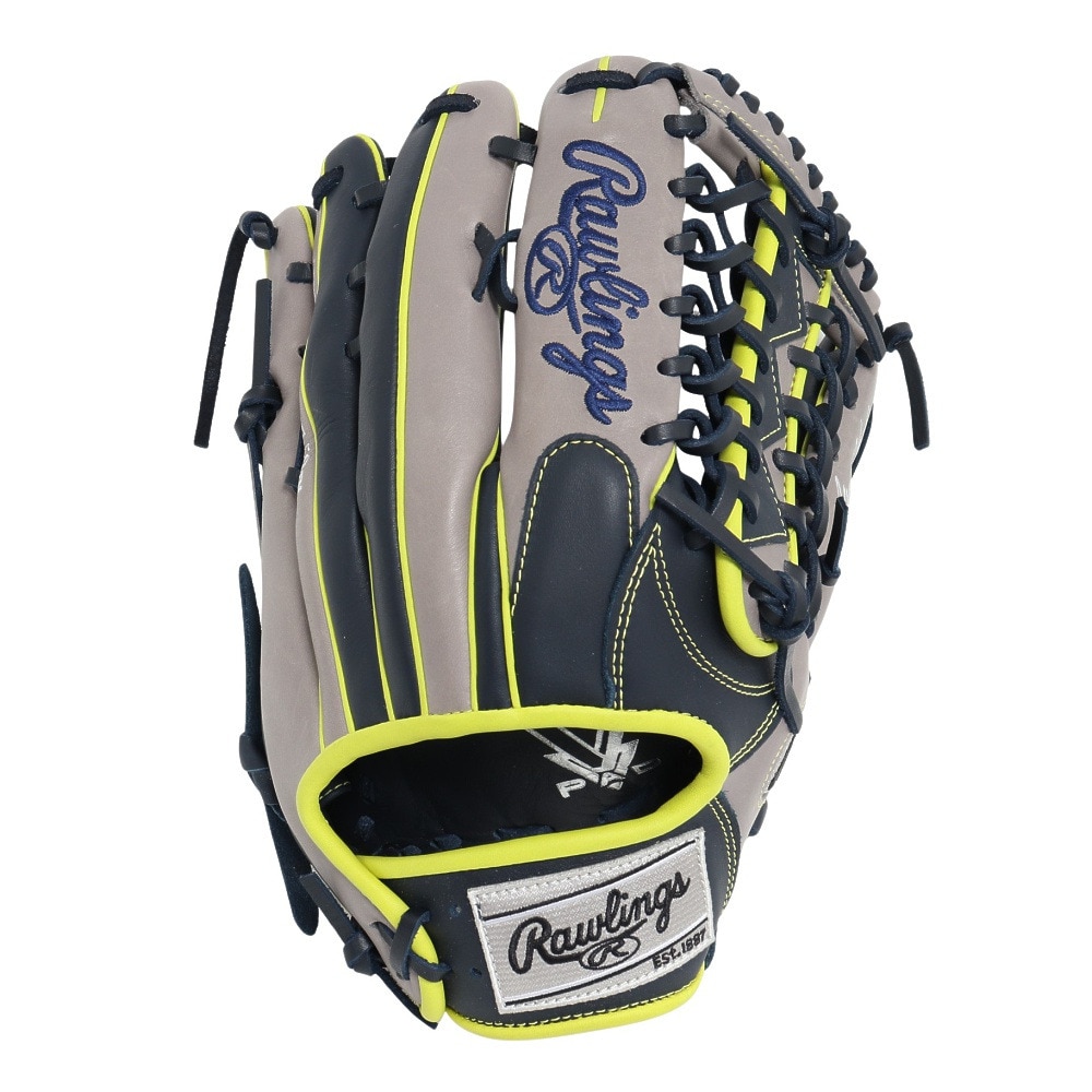 ローリングス（Rawlings）（メンズ、レディース）【新商品】 ソフトボール用グラブ オールラウンド用 グローブ 投手用 ハイパーテック COLORS GS5HTCY719-N/GRY