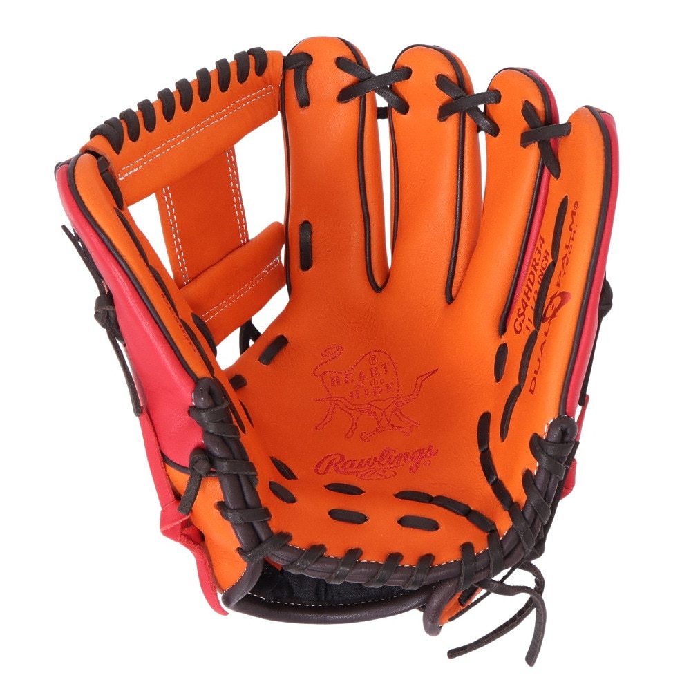 ローリングス（Rawlings）（レディース）ソフトボール用グラブ グローブ 内野手用 HOH DP COLORS for WOMEN GS4HDR34-ORG/SC