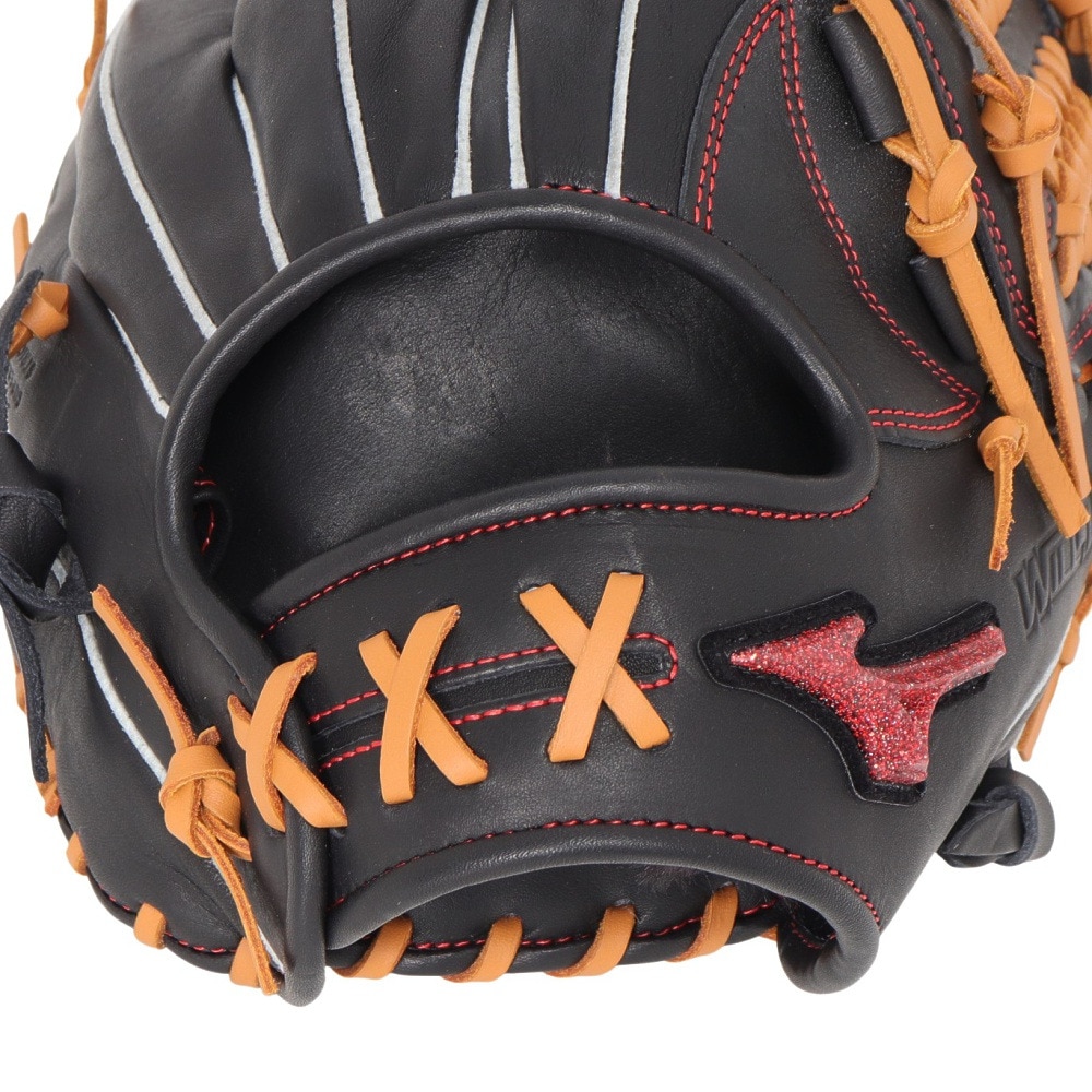 ミズノ（MIZUNO）（メンズ）ソフトボール用グラブ グローブ 内野手用 ウィルドライブ レッド AXI 1AJGS31513 0949