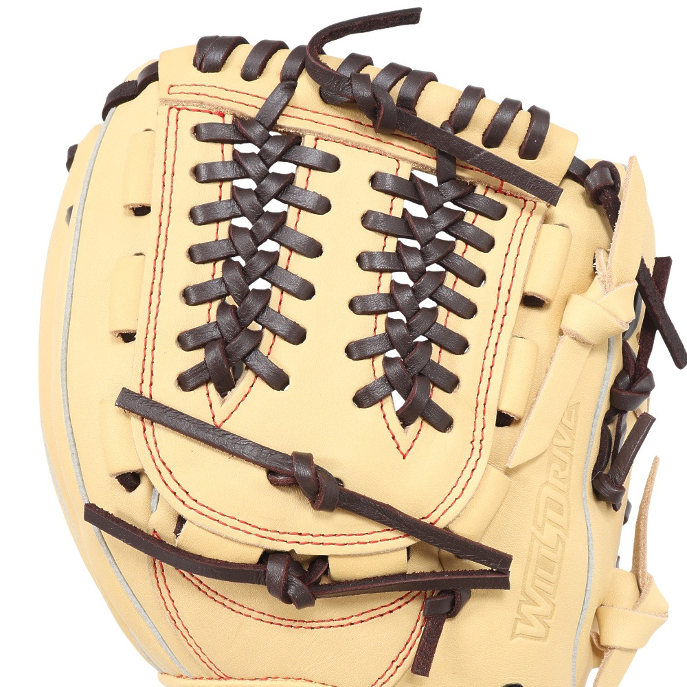 ミズノ（MIZUNO）（メンズ、レディース）ソフトボール用グラブ グローブ 内野手用 ウィルドライブ レッド AXI 24AW 1AJGS31513 8066