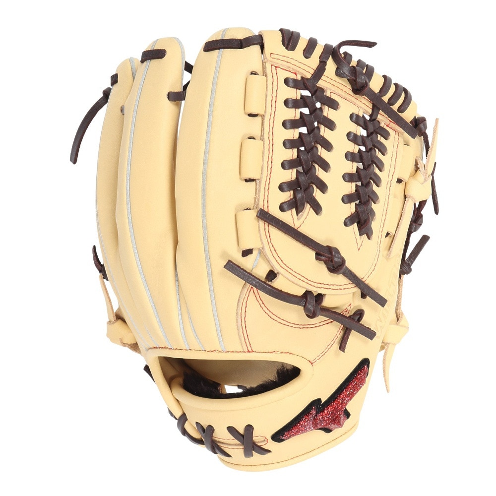 ミズノ（MIZUNO）（メンズ、レディース）ソフトボール用グラブ グローブ 内野手用 ウィルドライブ レッド AXI 24AW 1AJGS31513 8066