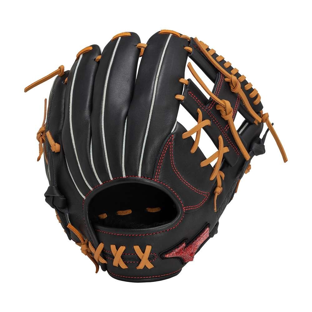 ミズノ（MIZUNO）（メンズ）ソフトボール用グラブ グローブ 内野手用 ウィルドライブ レッド AXI 1AJGS31523 0949