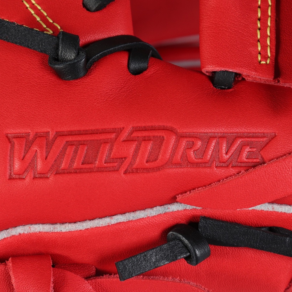 ミズノ（MIZUNO）（メンズ、レディース）ソフトボール用グラブ グローブ 内野手用 ウィルドライブ レッド IBE サイズ9 1AJGS32413 7009